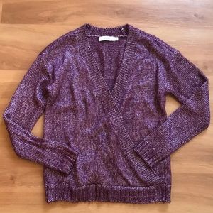 Just fab purple sweater. Size XS